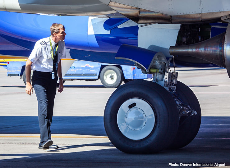 Pilot Shortage | Denver Airport Pilot inspection