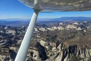 Flight over Zion National Park