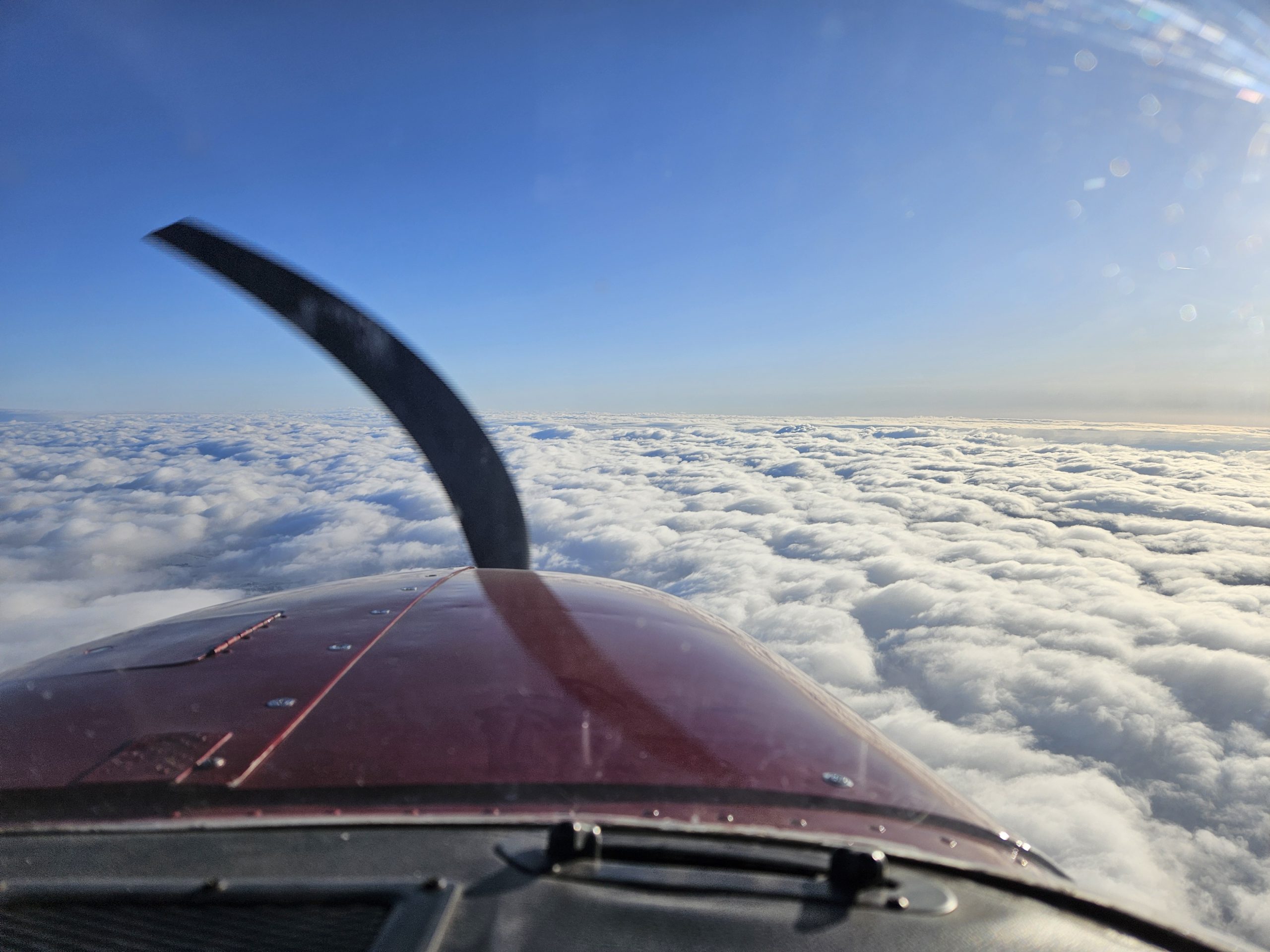 View of the Clouds from the plane