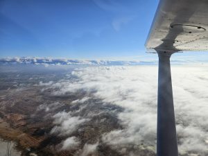 Clouds view from the plane.