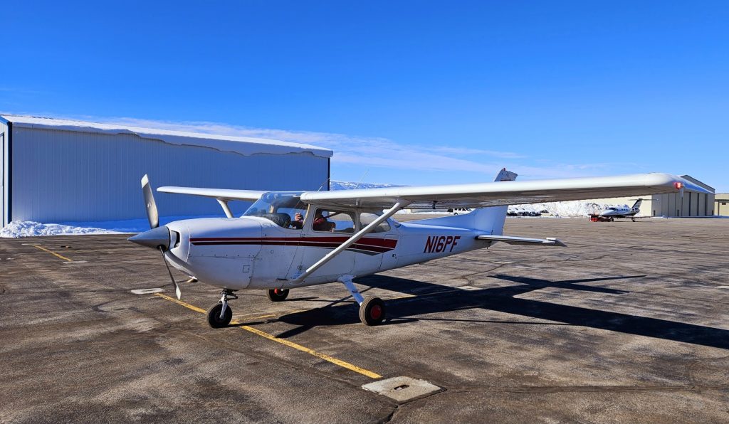 Axiom Aviation Cessna training aircraft on the ramp – Best Airline Pilot Interview Questions to Practice