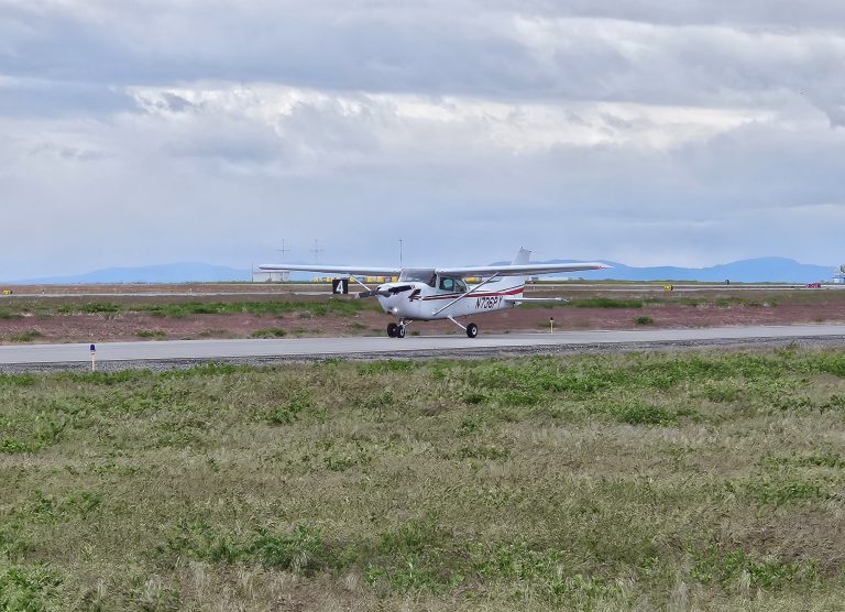 Axiom Aviation Cessna on the runway – MEI Rating