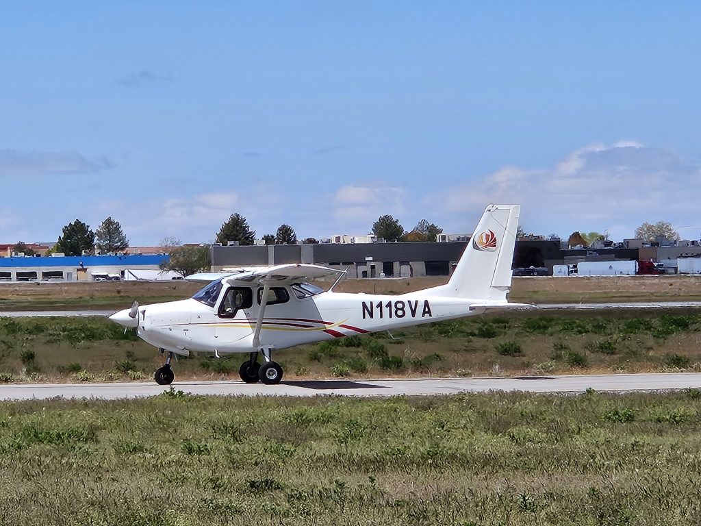 Axiom Aviation Cessna training aircraft on the ramp – How to Become a Certified Flight Instructor