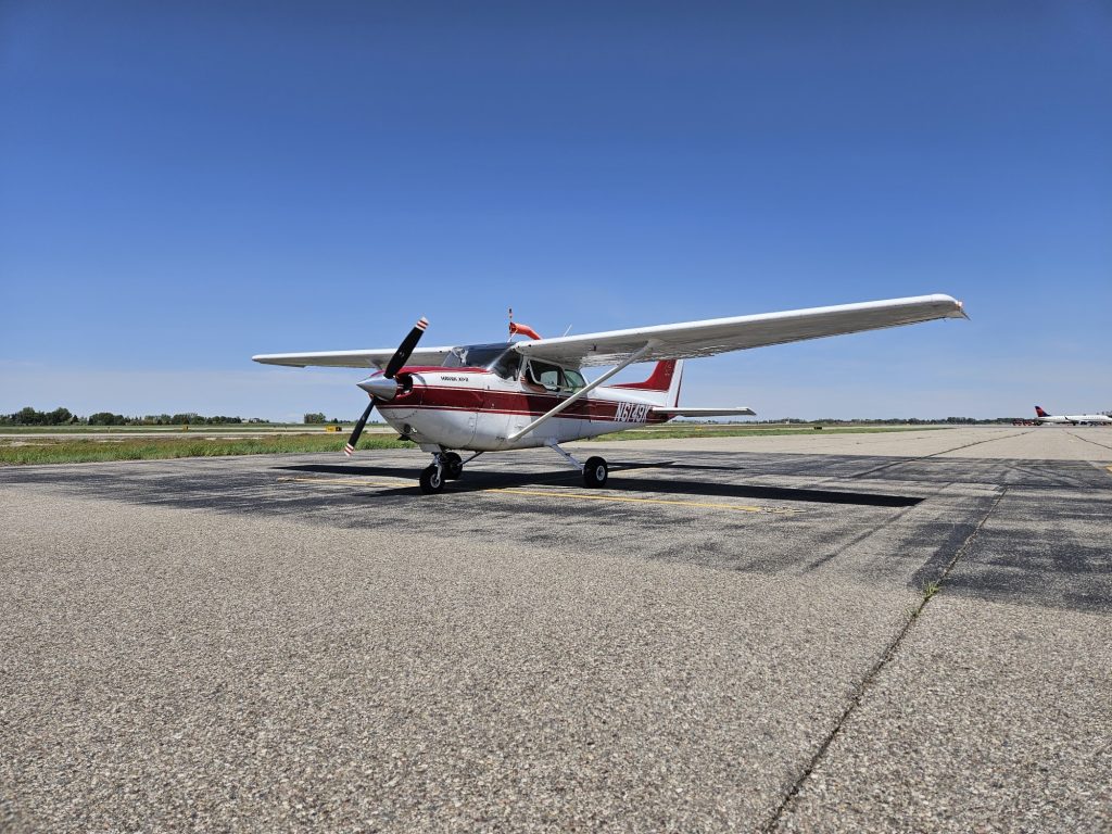 Axiom Aviation Cessna training aircraft on the ramp – How to Get a Sport Pilot License