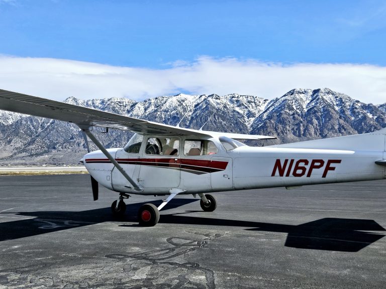 Axiom Aviation Cessna training aircraft on the ramp – Steps to Get a Commercial Pilot License